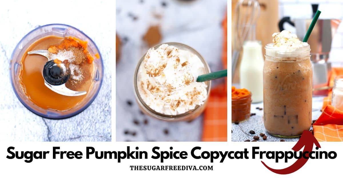 Sugar Free Pumpkin Spice Copycat Frappuccino