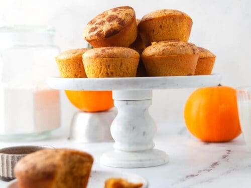 Sugar Free Pumpkin Cornbread Muffins