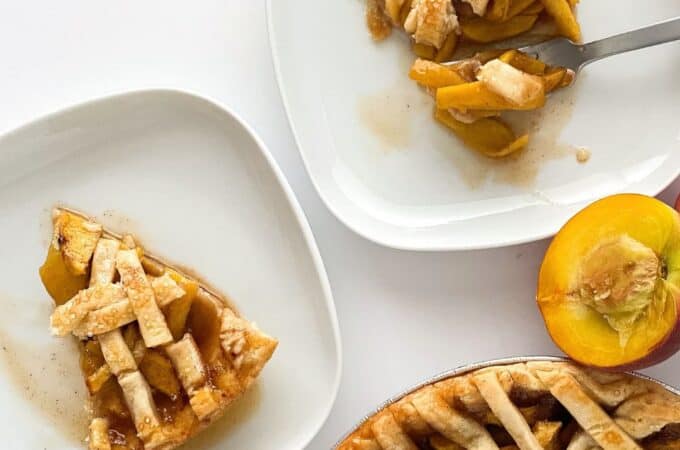 Homemade Sugar Free Peach Pie