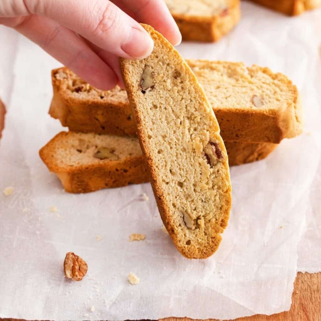 Sugar Free Maple Pecan Biscotti THE SUGAR FREE DIVA