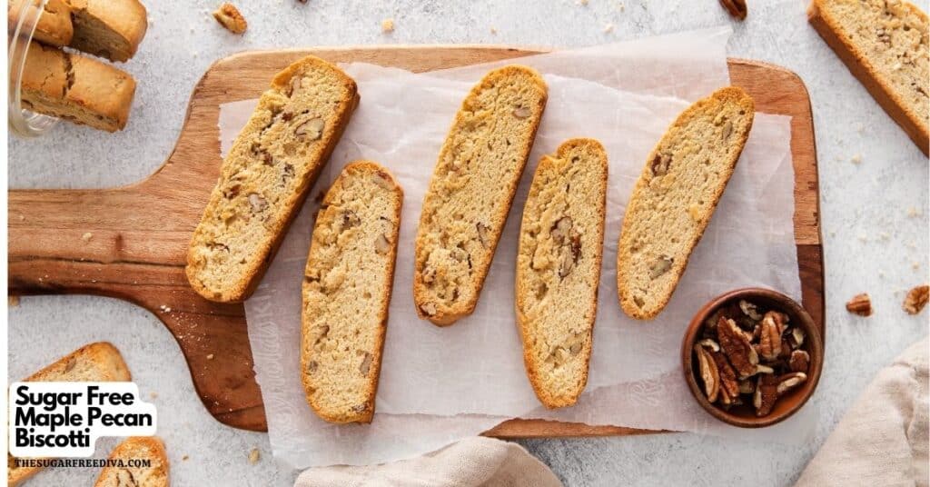 Sugar Free Maple Pecan Biscotti THE SUGAR FREE DIVA
