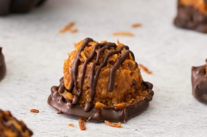Sugar Free Samoas Macaroons