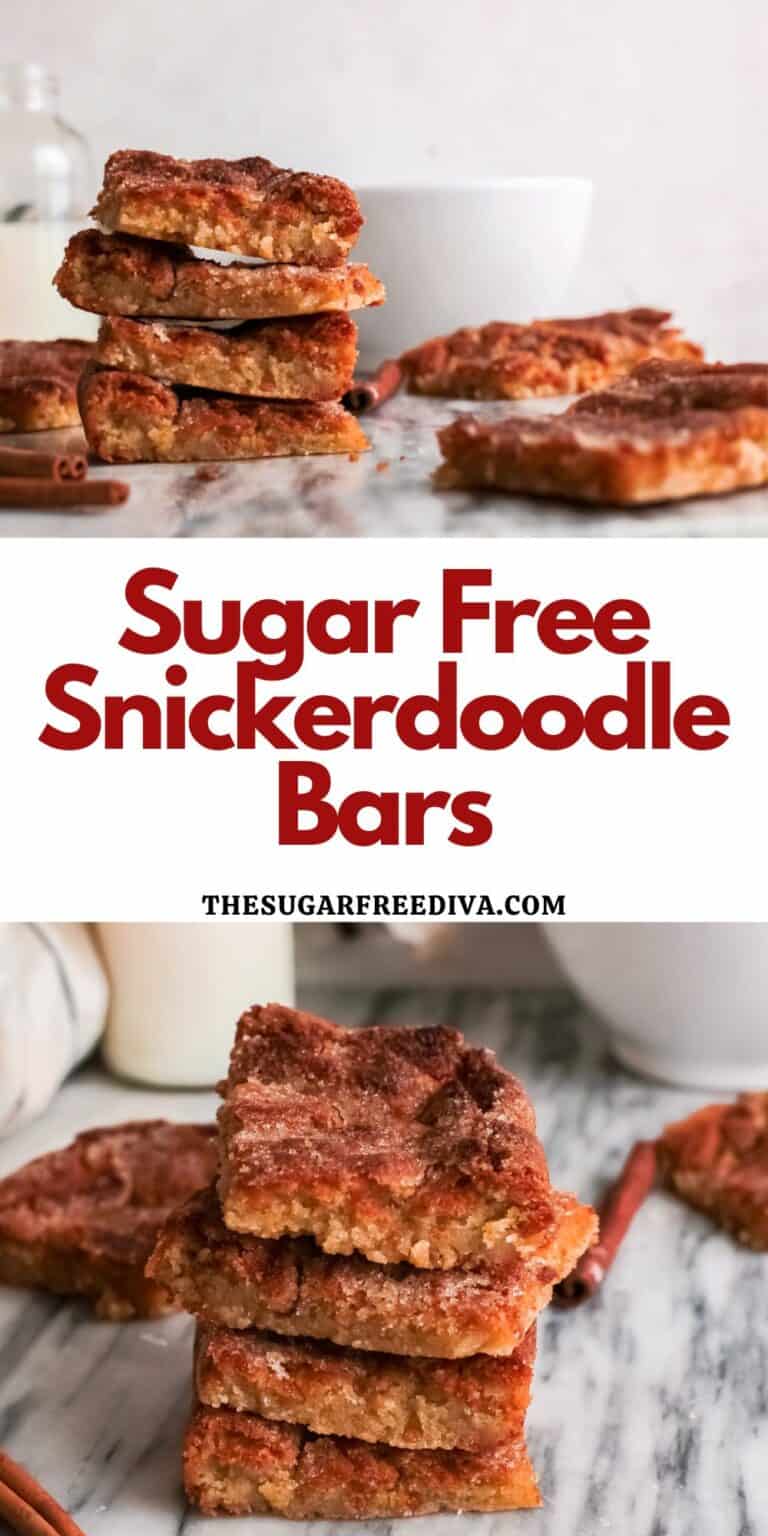 Sugar Free Snickerdoodle Bars THE SUGAR FREE DIVA