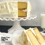 Sugar Free Eggnog Cake