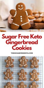 Sugar Free Keto Gingerbread Cookies - THE SUGAR FREE DIVA