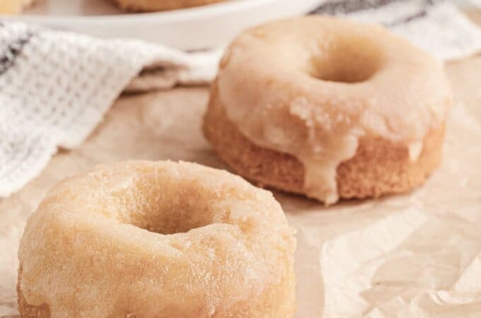 Sugar Free Keto Vanilla Glazed Donuts