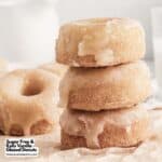 Sugar Free Keto Vanilla Glazed Donuts