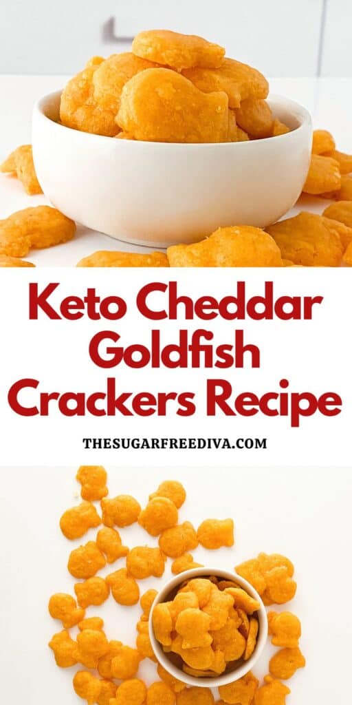 Keto Cheddar Goldfish Crackers Recipe THE SUGAR FREE DIVA