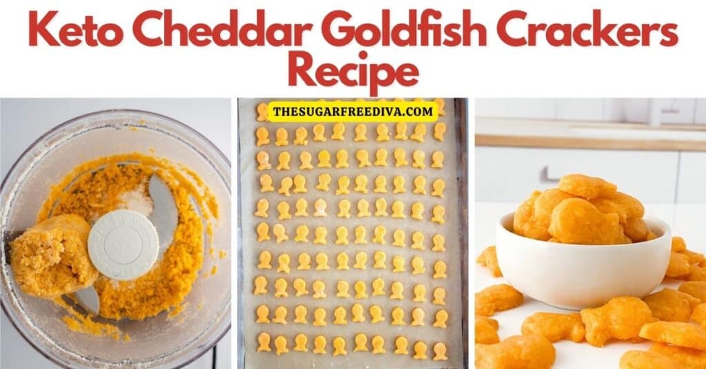 Keto Cheddar Goldfish Crackers Recipe THE SUGAR FREE DIVA