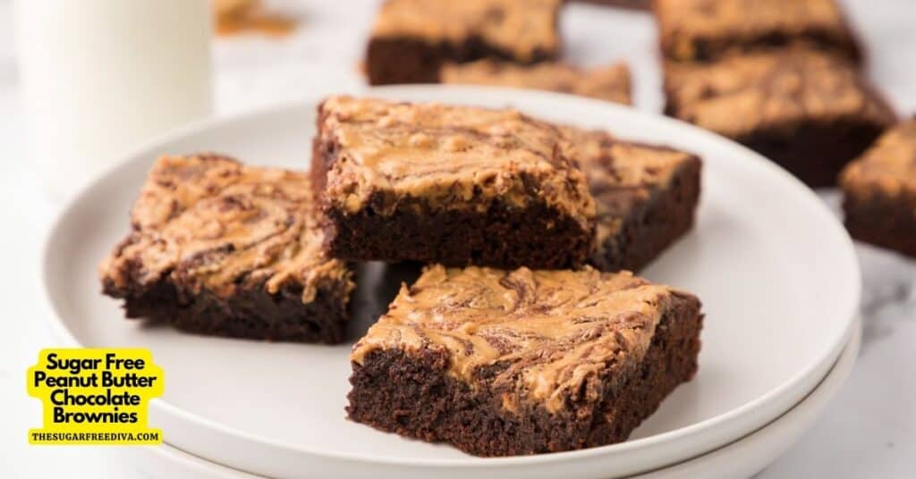 Sugar Free Peanut Butter Chocolate Brownies THE SUGAR FREE DIVA