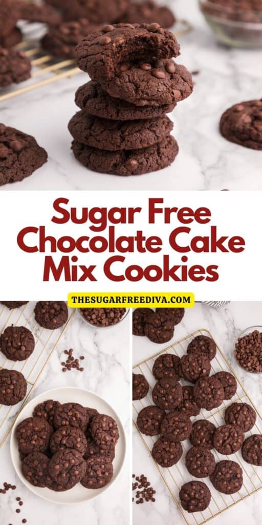 Sugar Free Chocolate Cake Mix Cookies THE SUGAR FREE DIVA