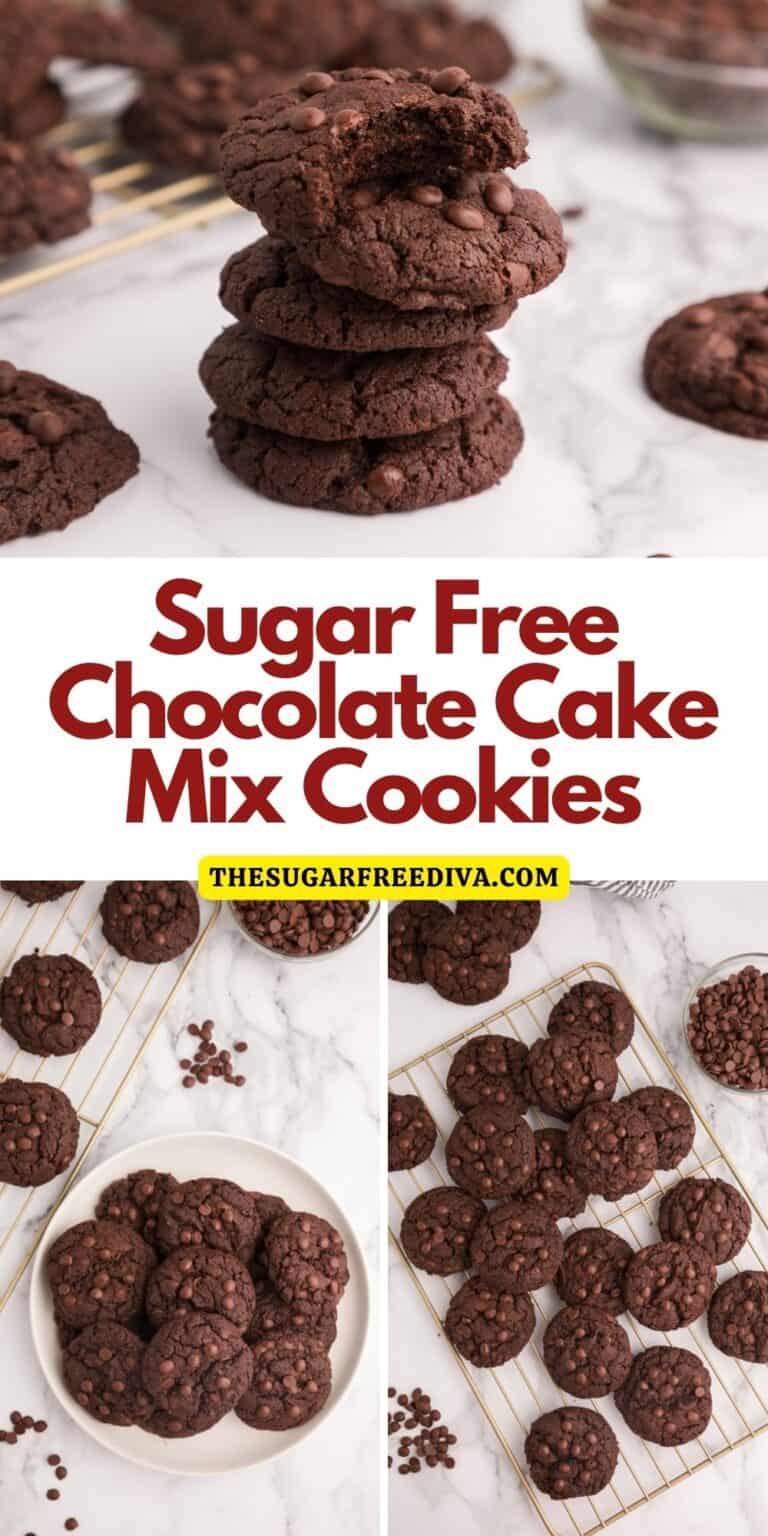 Sugar Free Chocolate Cake Mix Cookies - THE SUGAR FREE DIVA