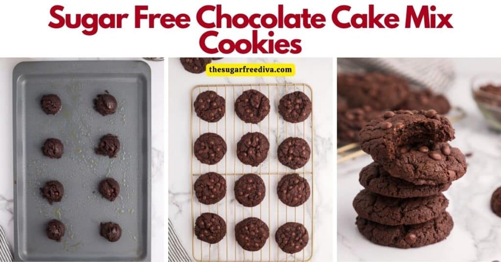 Sugar Free Chocolate Cake Mix Cookies THE SUGAR FREE DIVA