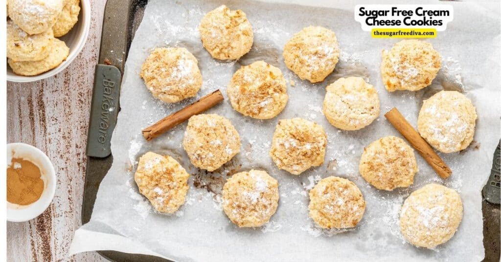 Sugar Free Low Carb Cream Cheese Cookies - THE SUGAR FREE DIVA
