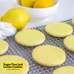 Sugar Free Iced Lemon Cookies