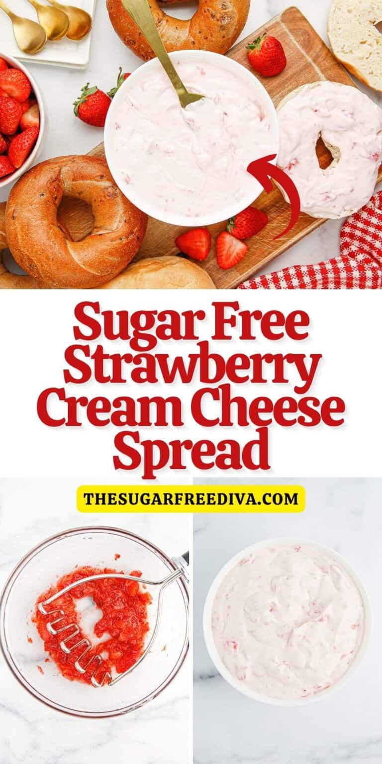 Sugar Free Strawberry Cream Cheese Spread THE SUGAR FREE DIVA