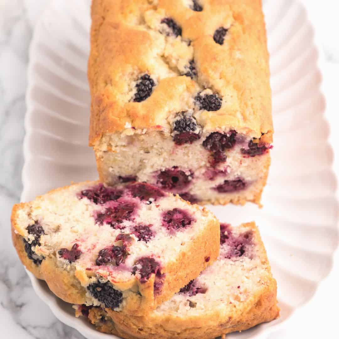 "Sugar Free Banana Berry Bread, a moist and delicious bread recipe made with fresh bananas and fruit with no added sugar.