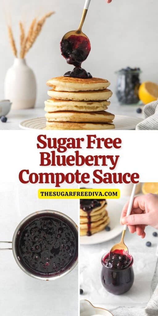 Sugar Free Blueberry Compote Sauce THE SUGAR FREE DIVA