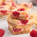 Sugar Free Lemon Raspberry Dessert Bars