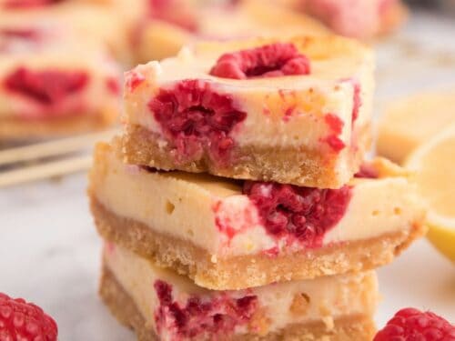 Sugar Free Lemon Raspberry Dessert Bars