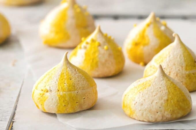 Sugar Free Lemon Meringue Cookies