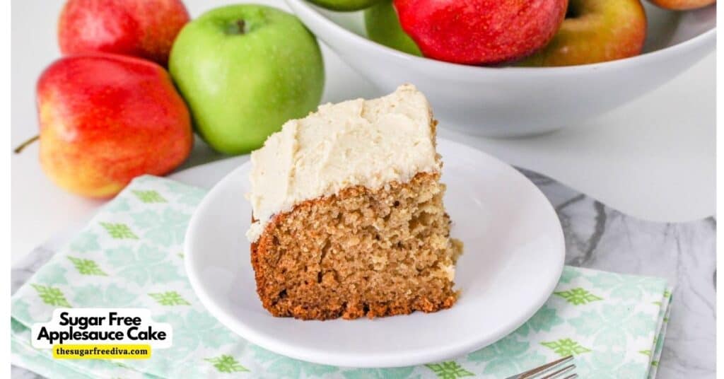 Sugarless Applesauce Cake