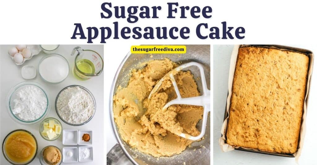 Sugar Free Applesauce Cake - THE SUGAR FREE DIVA