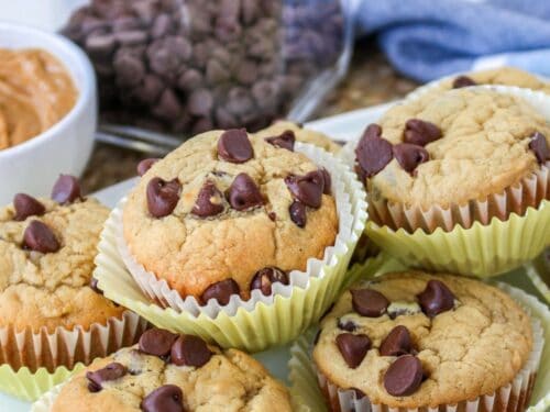 Sugar Free Chunky Monkey Muffins