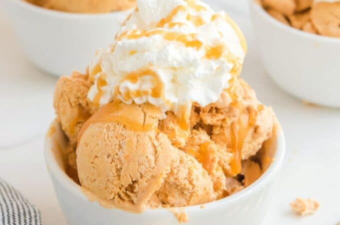 Sugar Free Pumpkin Spice Latte Ice Cream