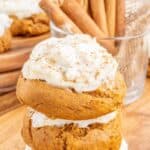 Sugar Free Frosted Pumpkin Cake Mix Cookies