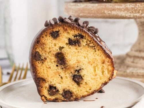 Sugar Free Chocolate Chip Bundt Cake