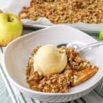 No Added Sugar Apple Crisp.