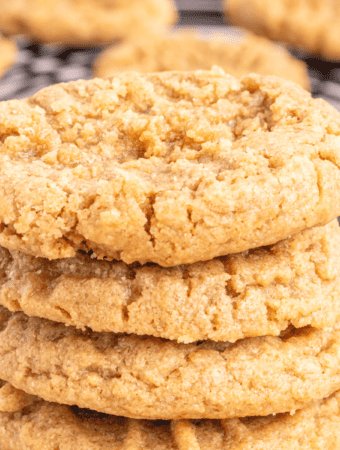 The Best 3 Ingredient Sugar Free Peanut Butter Cookies