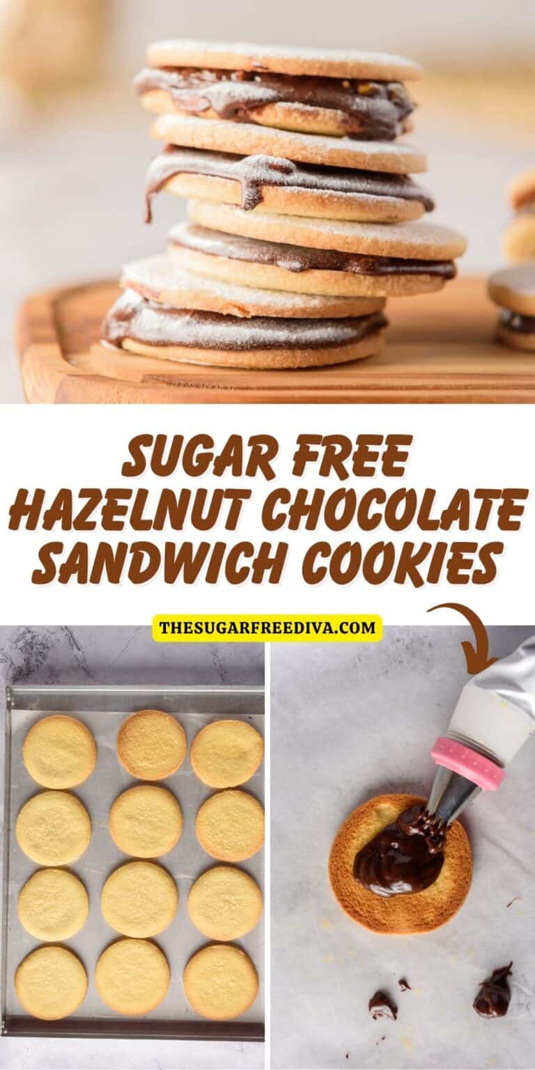 Sugar Free Hazelnut Chocolate Sandwich Cookies THE SUGAR FREE DIVA