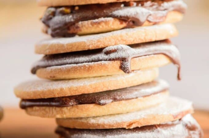 Sugar Free Hazelnut Chocolate Sandwich Cookies
