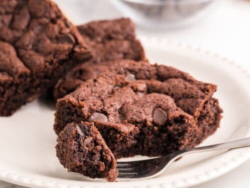 Sugar Free Cake Mix Brownies - 4 Ingredients