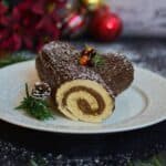 Sugar Free Yule Log Cake (Bûche De Noël)