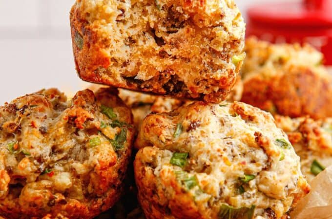 Easy Keto Low Carb Sausage Muffins