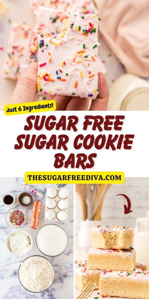 Sugar Free Sugar Cookie Bars - THE SUGAR FREE DIVA