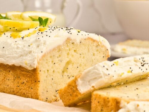 Sugar Free Lemon Poppy Seed Cake