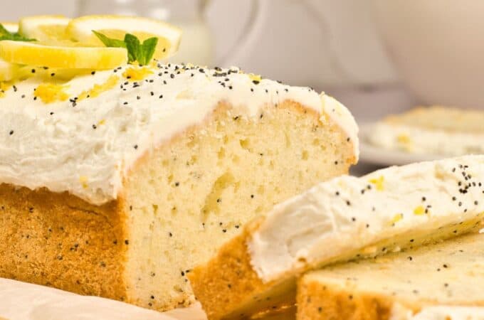 Sugar Free Lemon Poppy Seed Cake