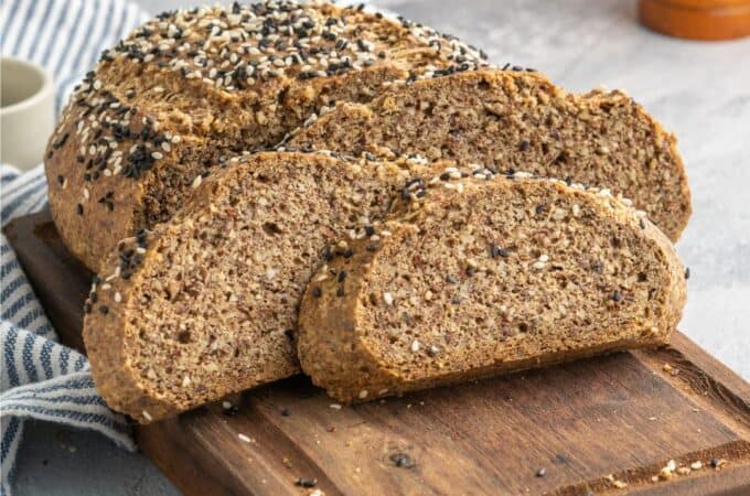 Easy Rustic Bread Recipe, No Sugar, Keto