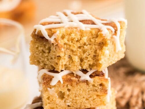 Sugar Free Cinnamon Roll Blondie Bars