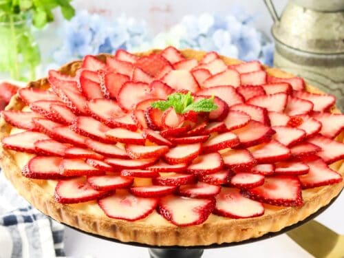 No Added Sugar Strawberry Tart