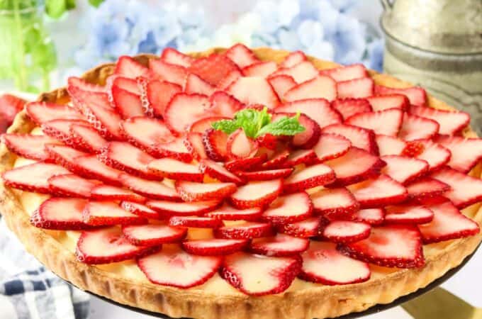 No Added Sugar Strawberry Tart