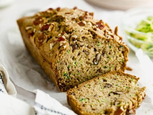 Sugar free homemade zucchini bread