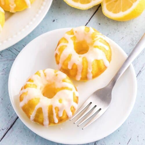 Sugar Free Mini Lemon Bundt Cakes