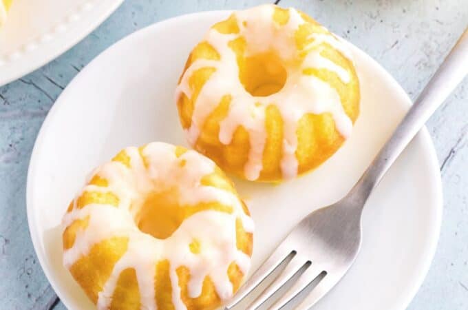 Sugar Free Mini Lemon Bundt Cakes