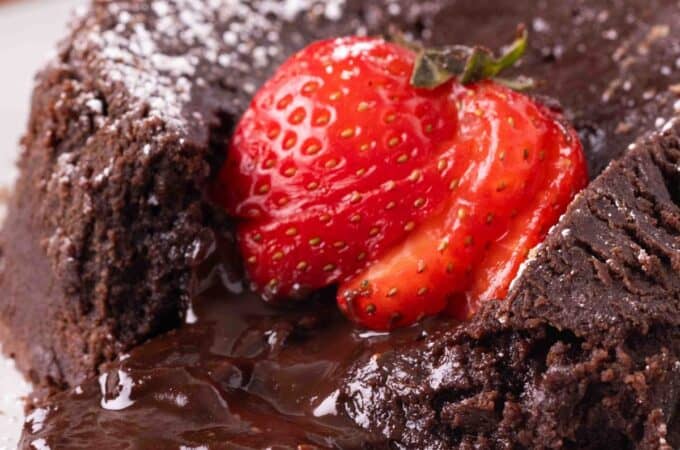 Sugar Free Molten Chocolate Cakes