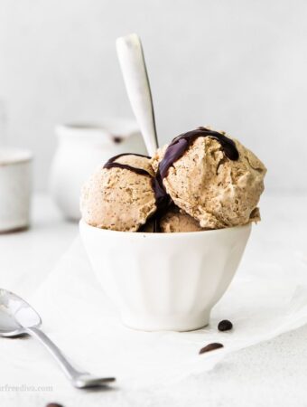 No Churn No Sugar Coffee Ice Cream